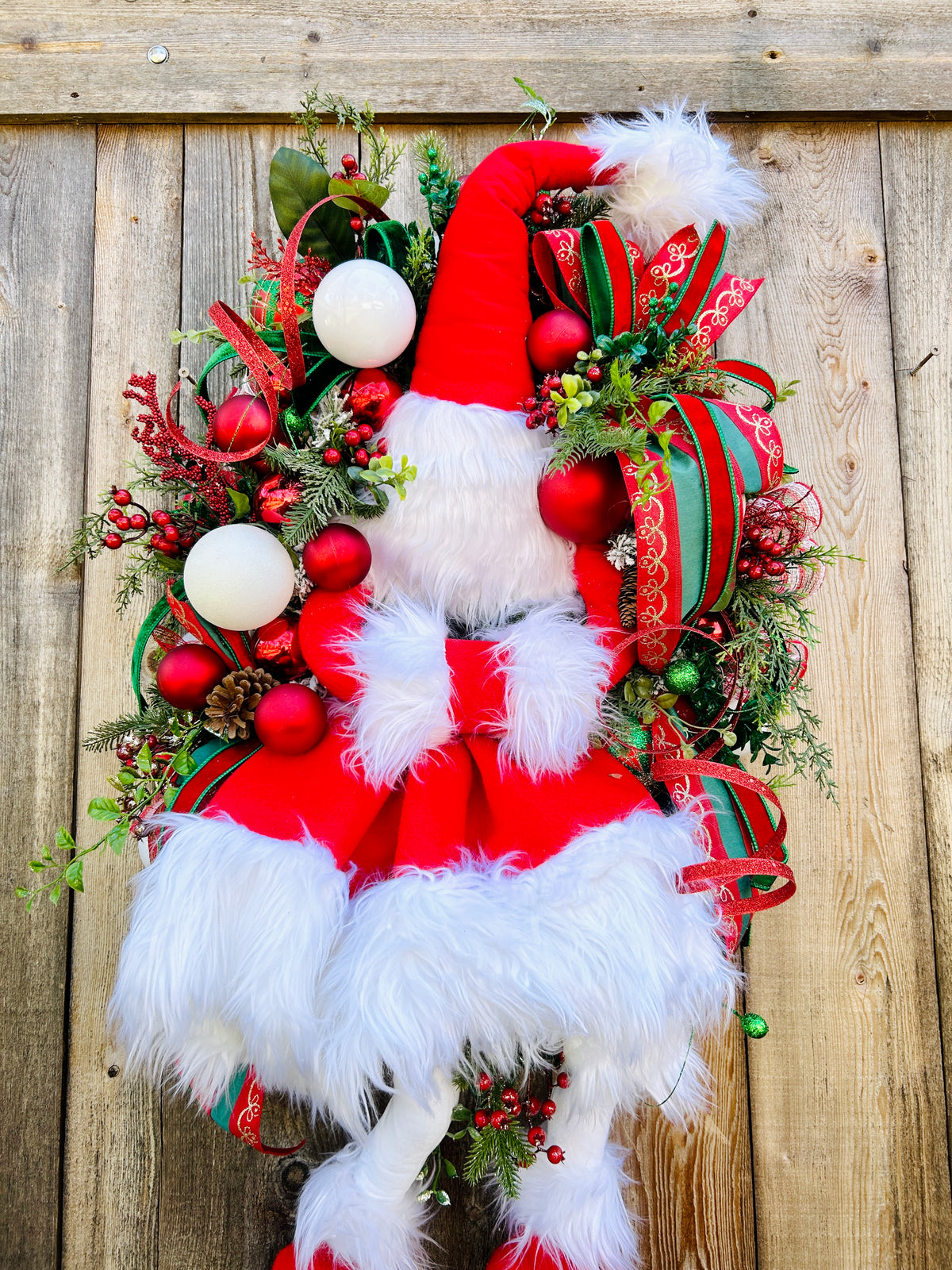 Santa diva Christmas wreath,santa deco mesh wreath, Christmas decorations, Christmas decor, holiday wreath, wreath for Christmas,