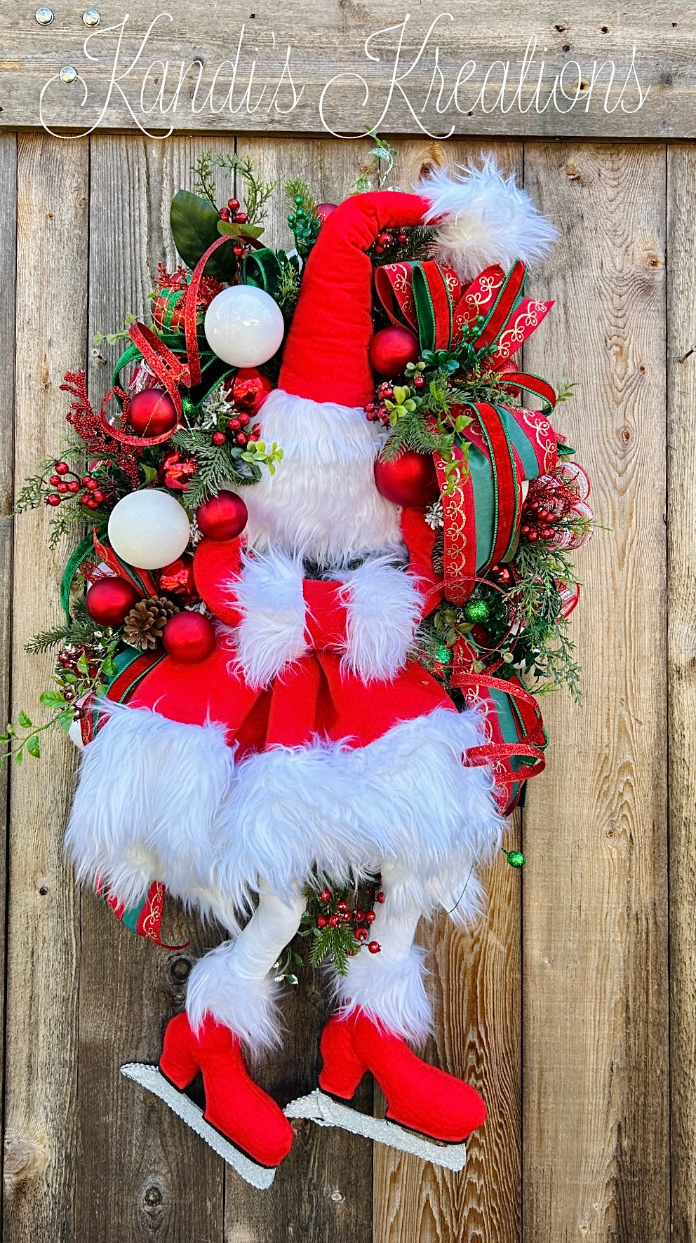 Santa diva Christmas wreath,santa deco mesh wreath, Christmas decorations, Christmas decor, holiday wreath, wreath for Christmas,