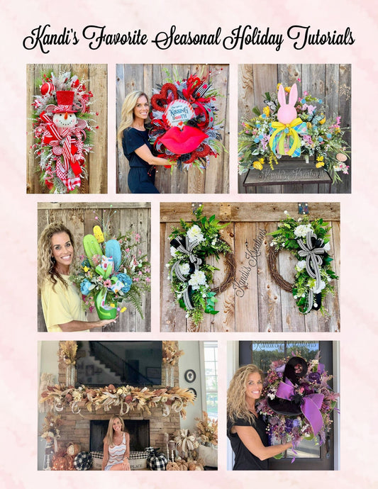 Kandi’s Favorite Seasonal Holiday Tutorials – Bundle Collection