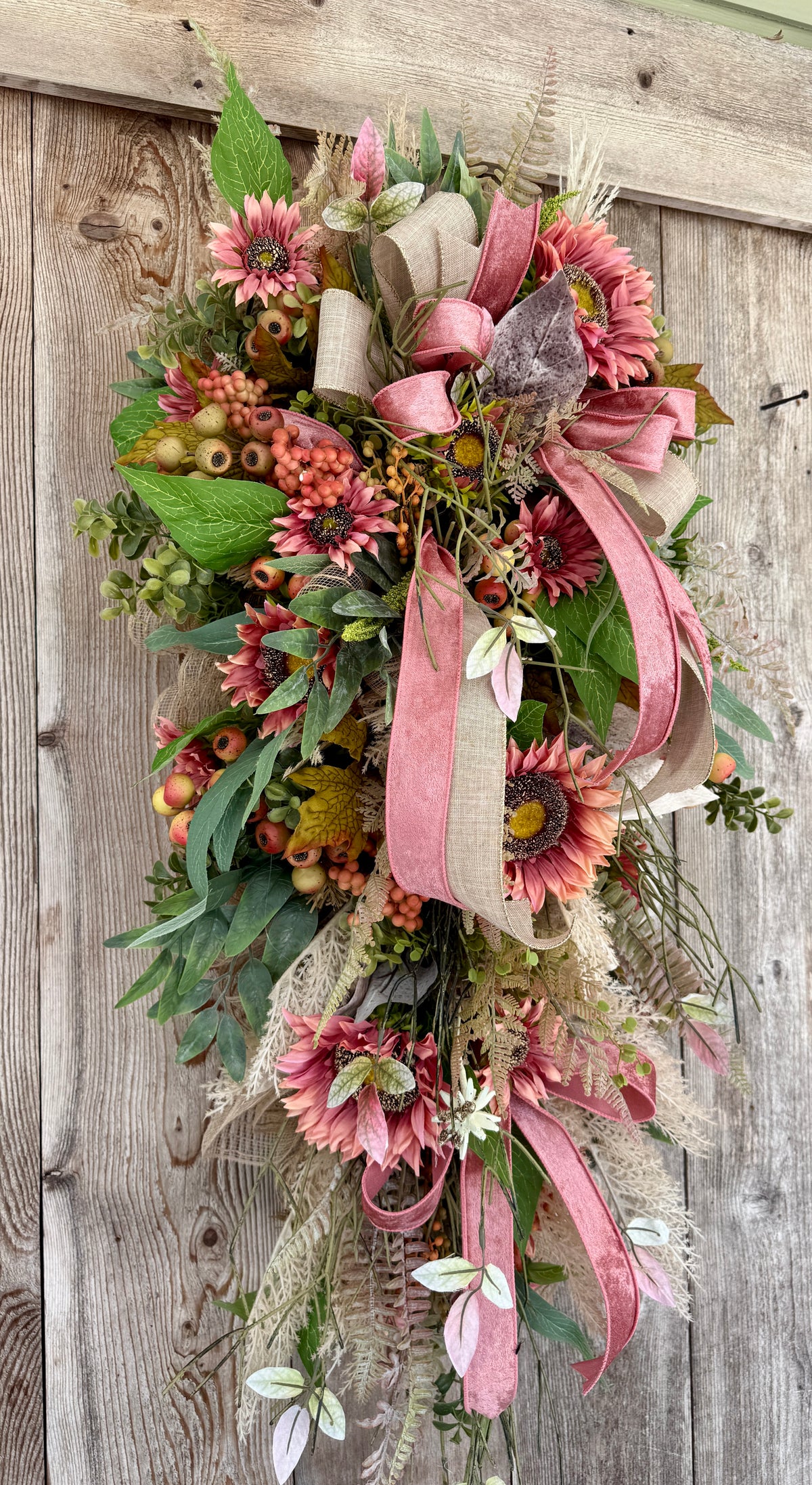🍂 Blush Harvest Fall Swag 🍂